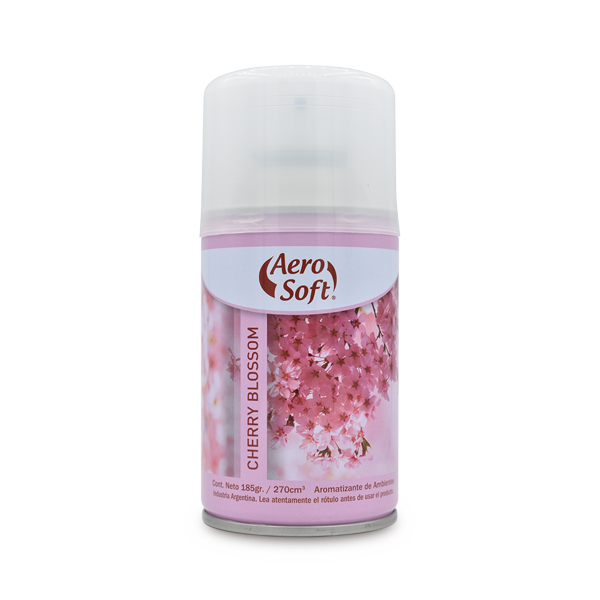 aromatizador de ambiente aerosol cherry blossom aero soft