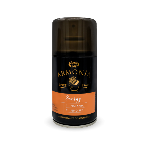 aromatizador aerosol armonia energy naranja jengibre aero soft