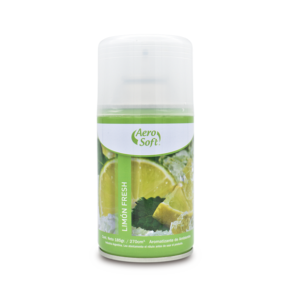 aromatizador de ambiente aerosol limon fresh aero soft