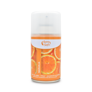 aromatizador de ambiente aerosol naranja aero soft