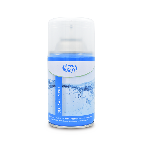 aromatizador de ambiente aerosol olor a limpio aero soft