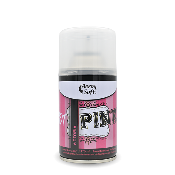 aromatizador de ambiente aerosol victoria pink aero soft